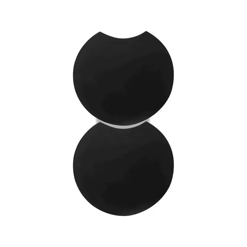Black Terrazzo Patterned Iron End Table with Modular Design