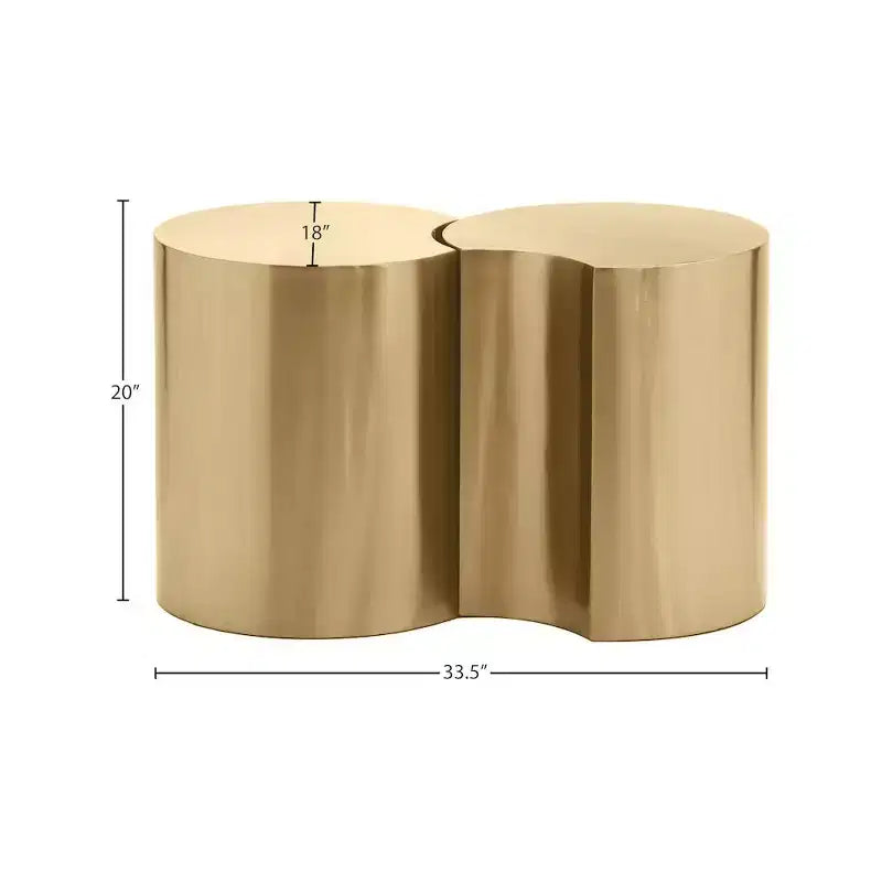 Black Terrazzo Patterned Iron End Table with Modular Design