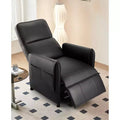 Fauteuil inclinable électrique pour adultes avec télécommande et poches latérales, fauteuil inclinable en cuir PU pour la maison