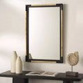 Miroir Mural 23,6 x 36,02 - Naturel/Noir