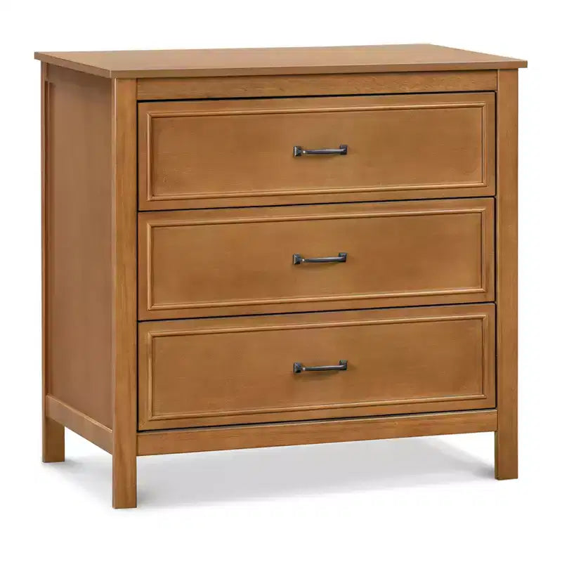 3-Drawer Nursery Dresser, Solid Pine Wood, for Baby & Kids Room