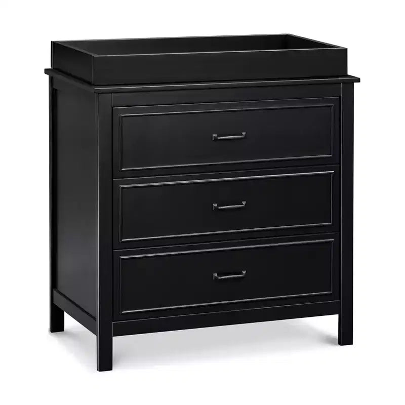 3-Drawer Nursery Dresser, Solid Pine Wood, for Baby & Kids Room