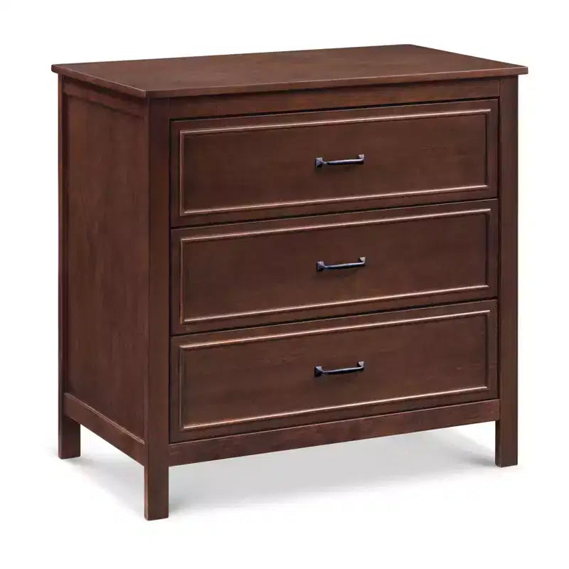 3-Drawer Nursery Dresser, Solid Pine Wood, for Baby & Kids Room