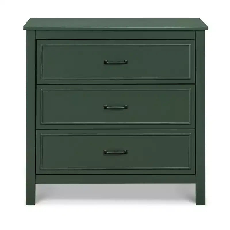 3-Drawer Nursery Dresser, Solid Pine Wood, for Baby & Kids Room
