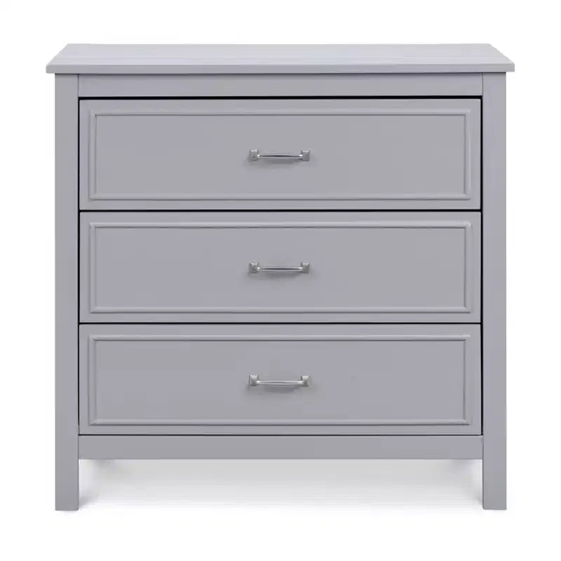 3-Drawer Nursery Dresser, Solid Pine Wood, for Baby & Kids Room