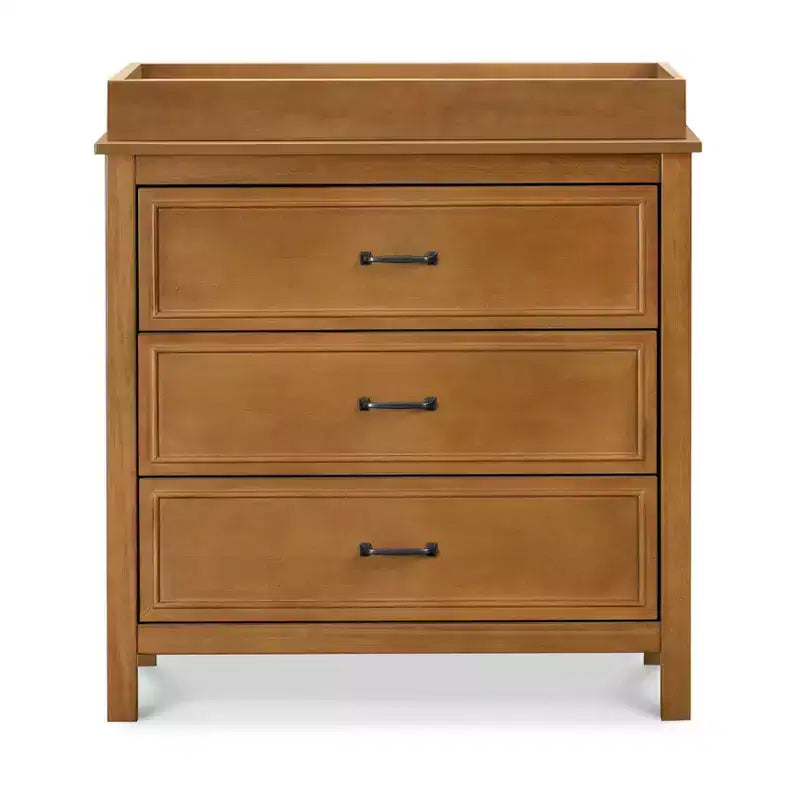 3-Drawer Nursery Dresser, Solid Pine Wood, for Baby & Kids Room
