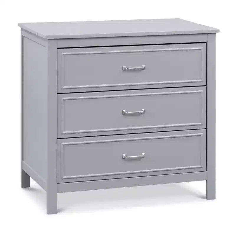 3-Drawer Nursery Dresser, Solid Pine Wood, for Baby & Kids Room